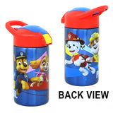 Zak Designs Paw Patrol Stainless Steel Bottle with Push Button Spout