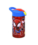 Zak Designs Spidey and Friends Stainless Steel Bottle for Kids, 15.5 oz.
