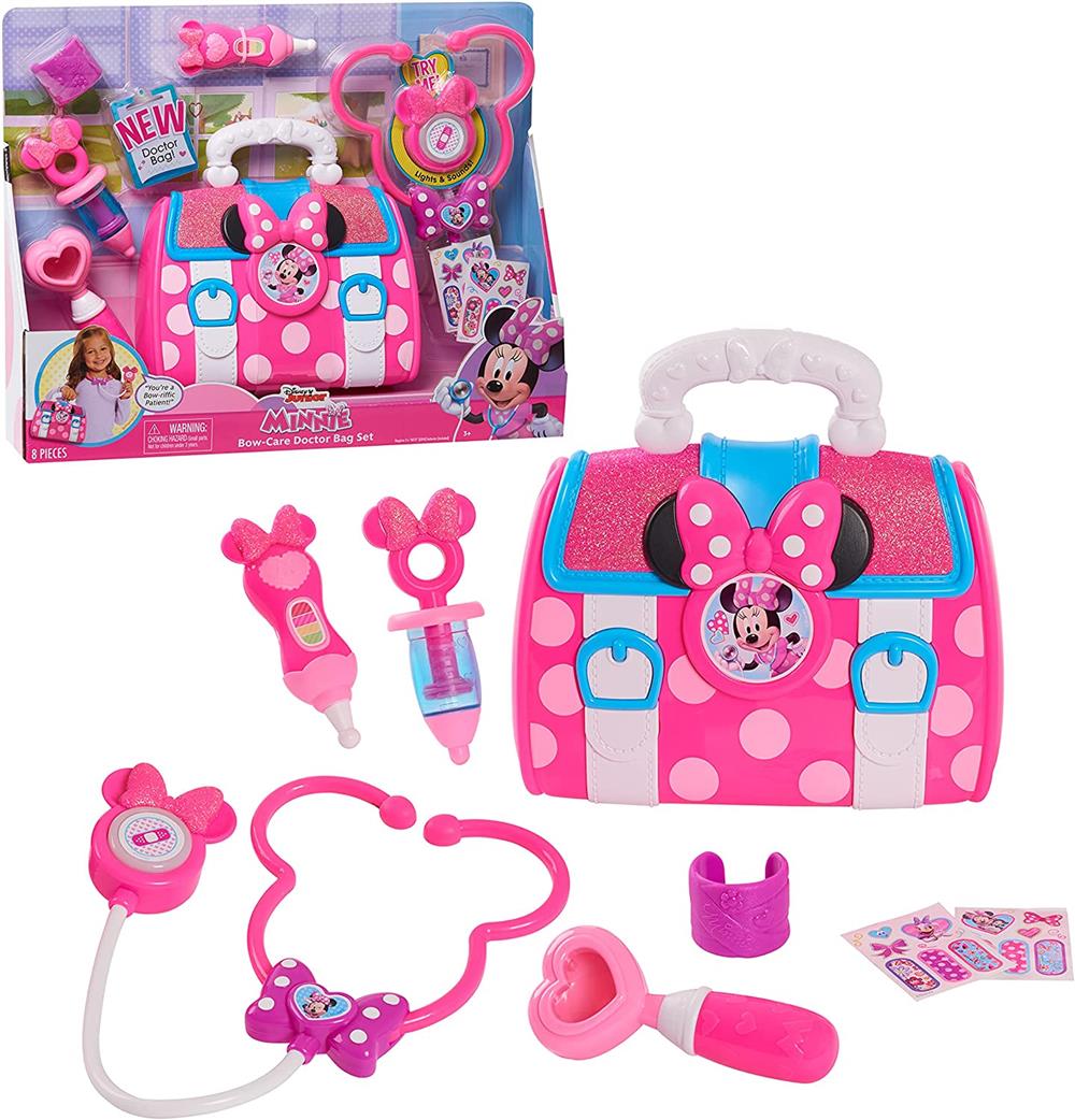 Minnie Mouse Bow-Care Doctor Bag Set Includes a Lights and Sounds Stethoscope