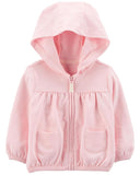 Carters Zip-Up Cotton Cardigan