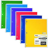 Mead 1 Subject College Ruled Spiral Notebook - 6 Pack
