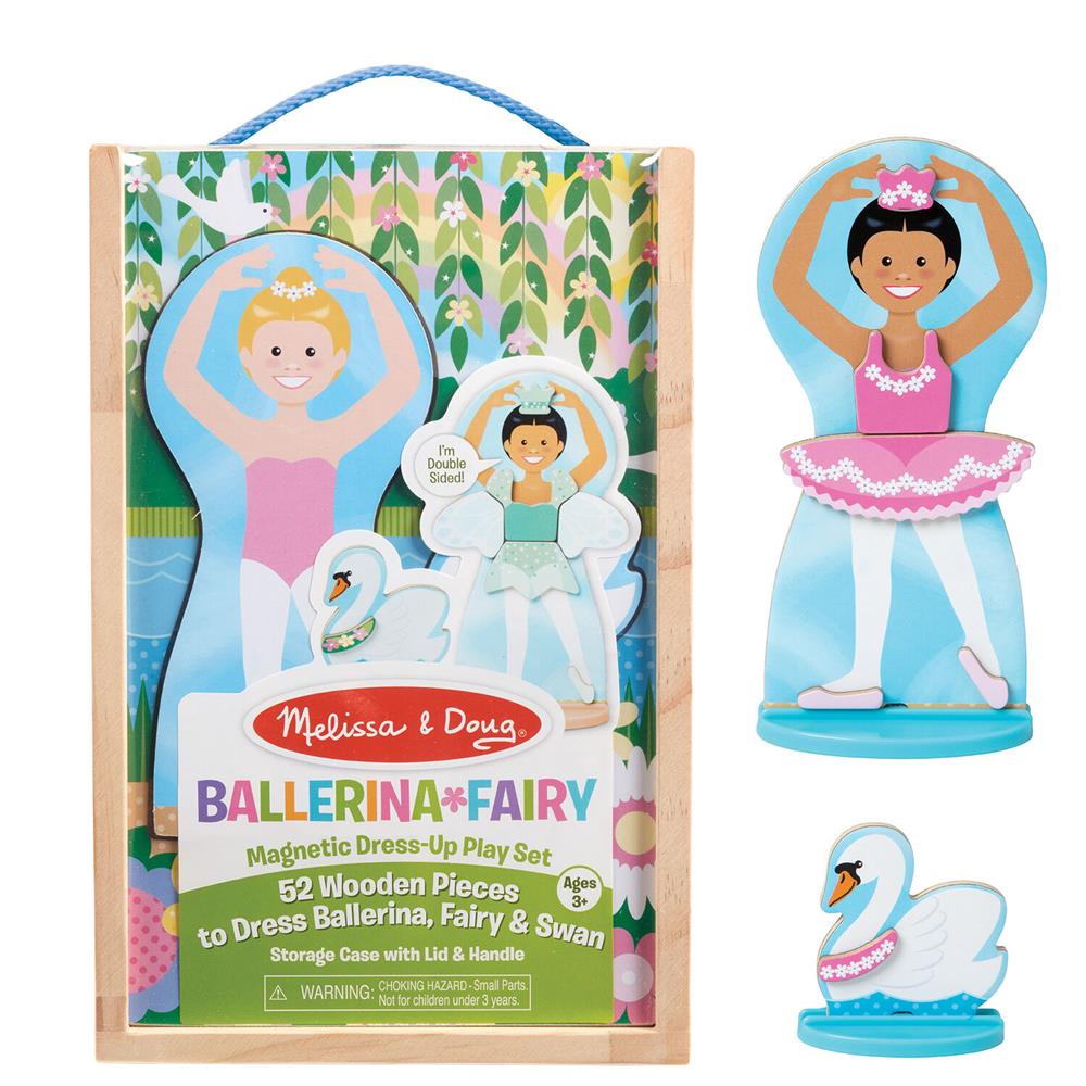Melissa and Doug Ballerina/Fairy Magnetic Dress-Up Play Set