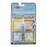 Melissa and Doug Water Wow! - Colors & Shapes Water Reveal Pad - On the Go Travel Activity