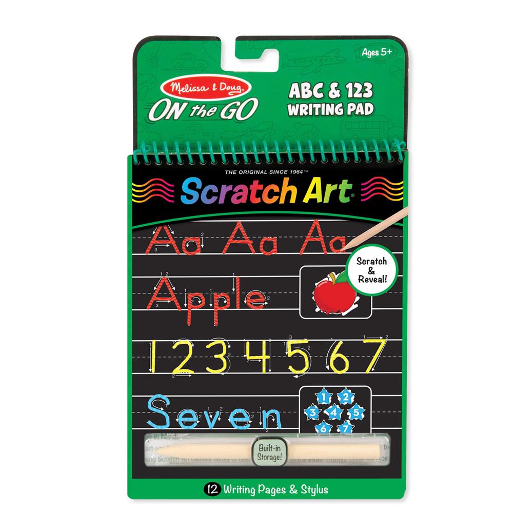 Melissa and Doug Scratch Art - ABC & 123 Writing Pad