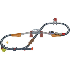 Fisher Price Thomas Motorisé – Coffret Lancement Tonneaux 5,5m Piste, 80e Anniversaire, JGY30