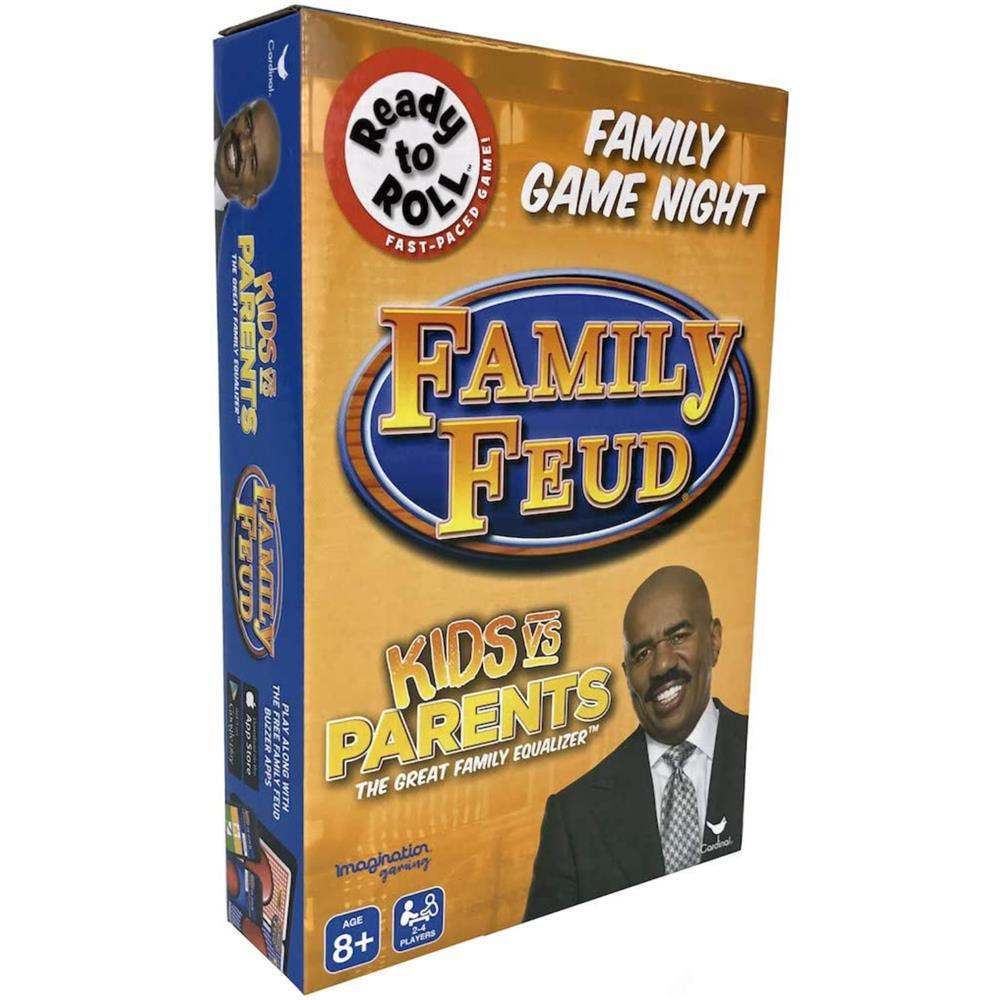 UPD Inc Family Feud Kid's vs Parents - The Great Family Equalizer Game - 2 - 4 Players Ages 8 and Up