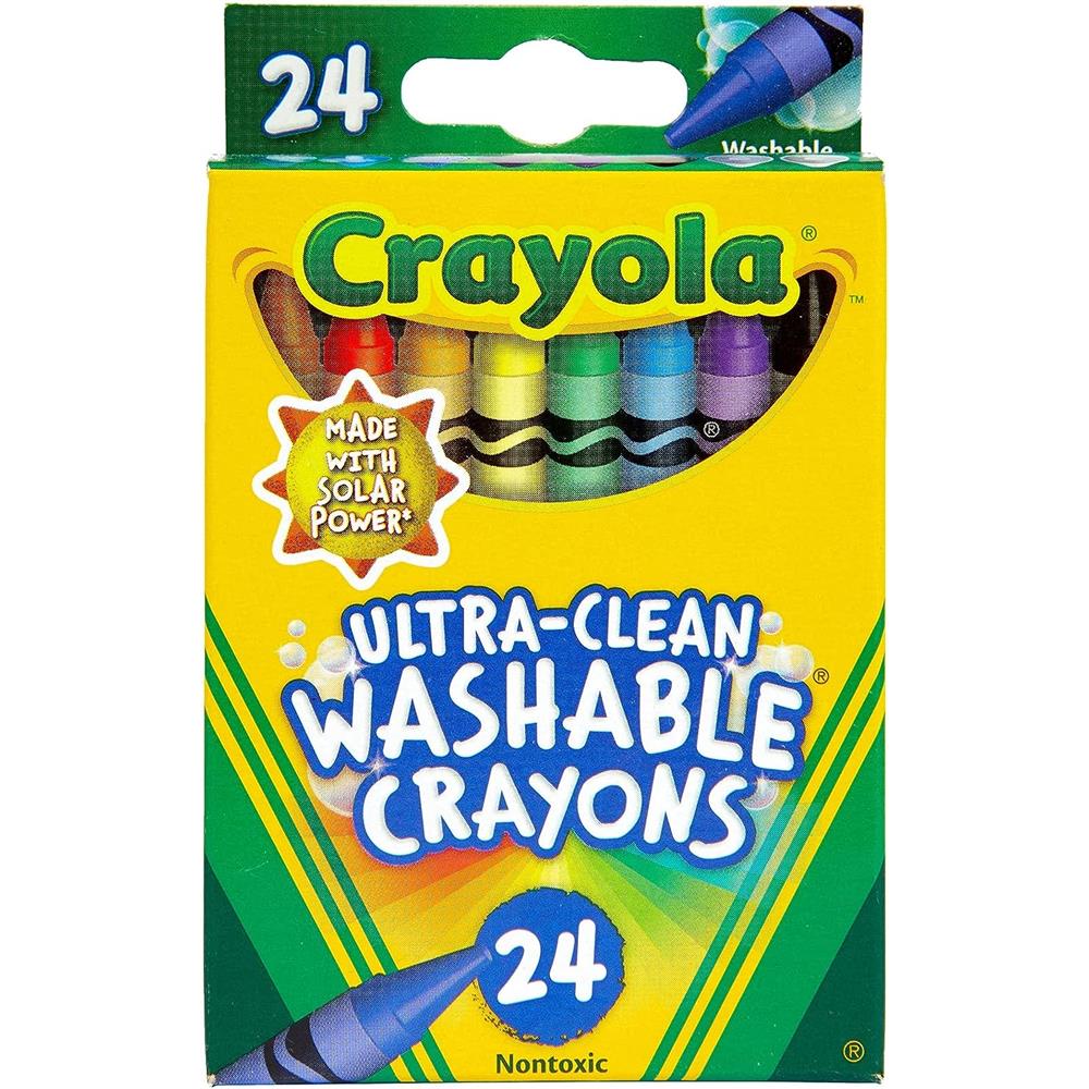 Crayola Washable Crayons 24 Count – S&D Kids