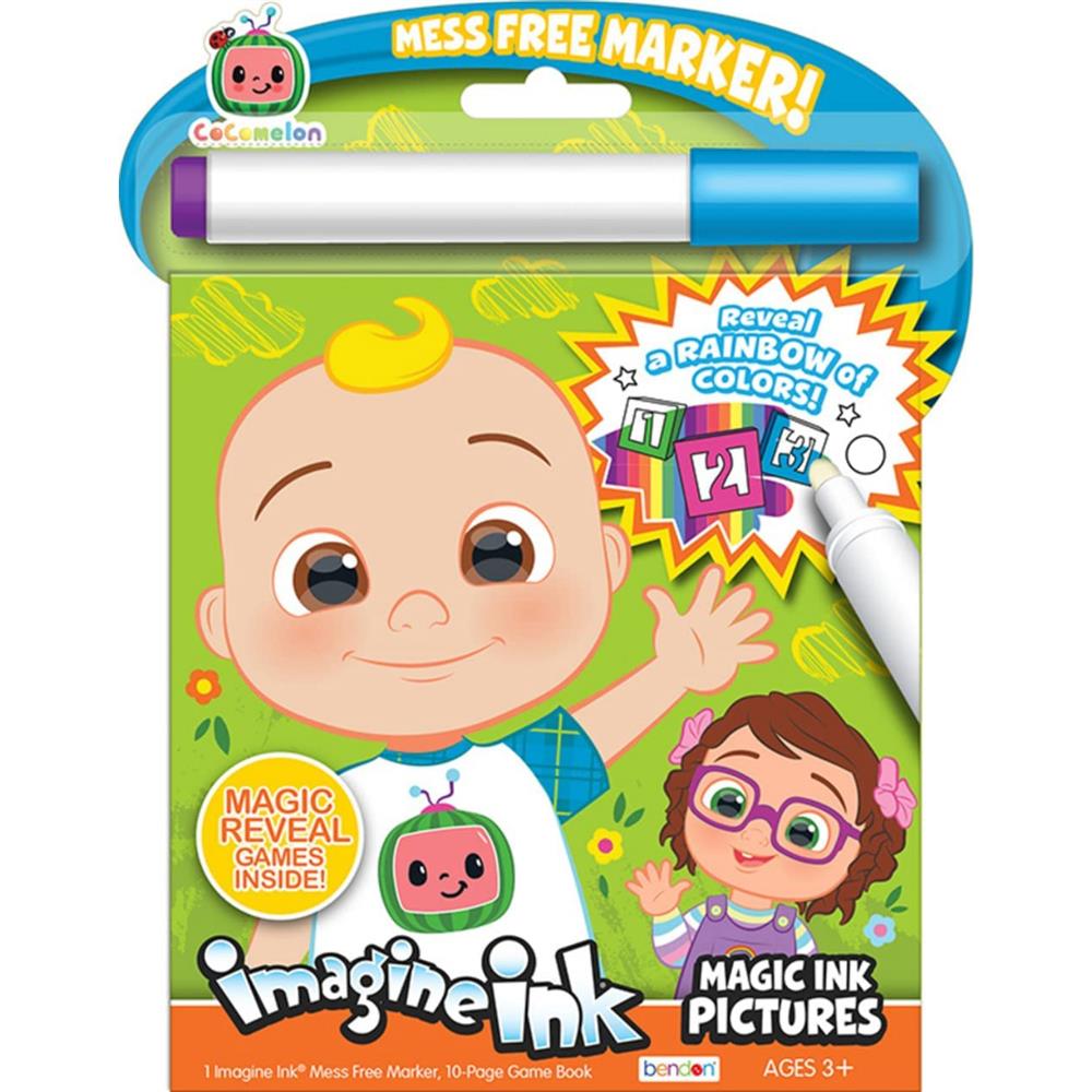 Bendon Imagine Ink Magic Ink Pictures, Cocomelon
