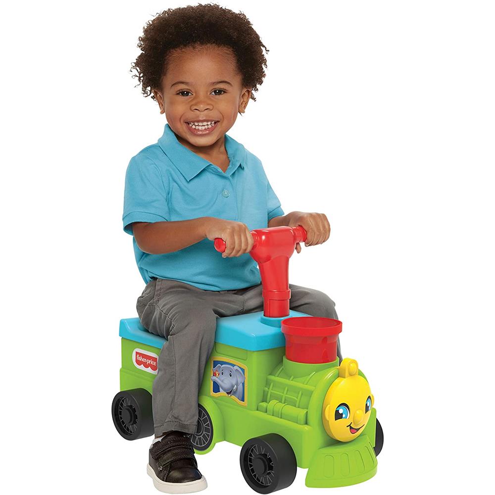 Fisher-Price Ride On for Kids and Baby Tootin’ Train Ride-On