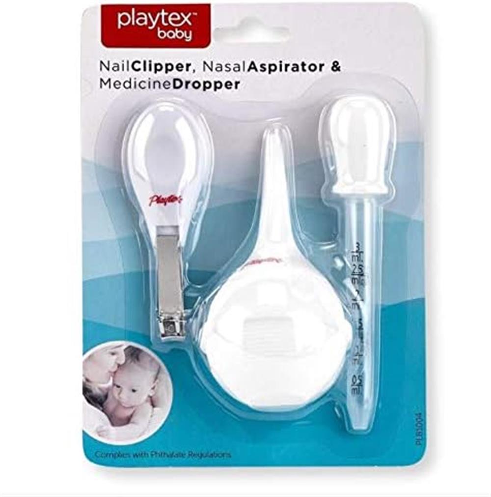Playtex Nail Clipper, Nasal Aspirator and Medicine Dropper – S&D Kids