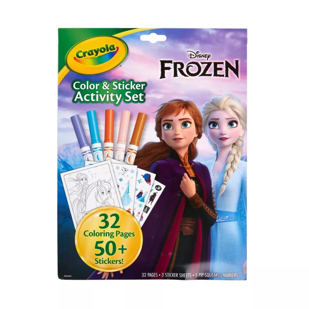 Crayola Frozen Color & Sticker Activity Set – S&D Kids