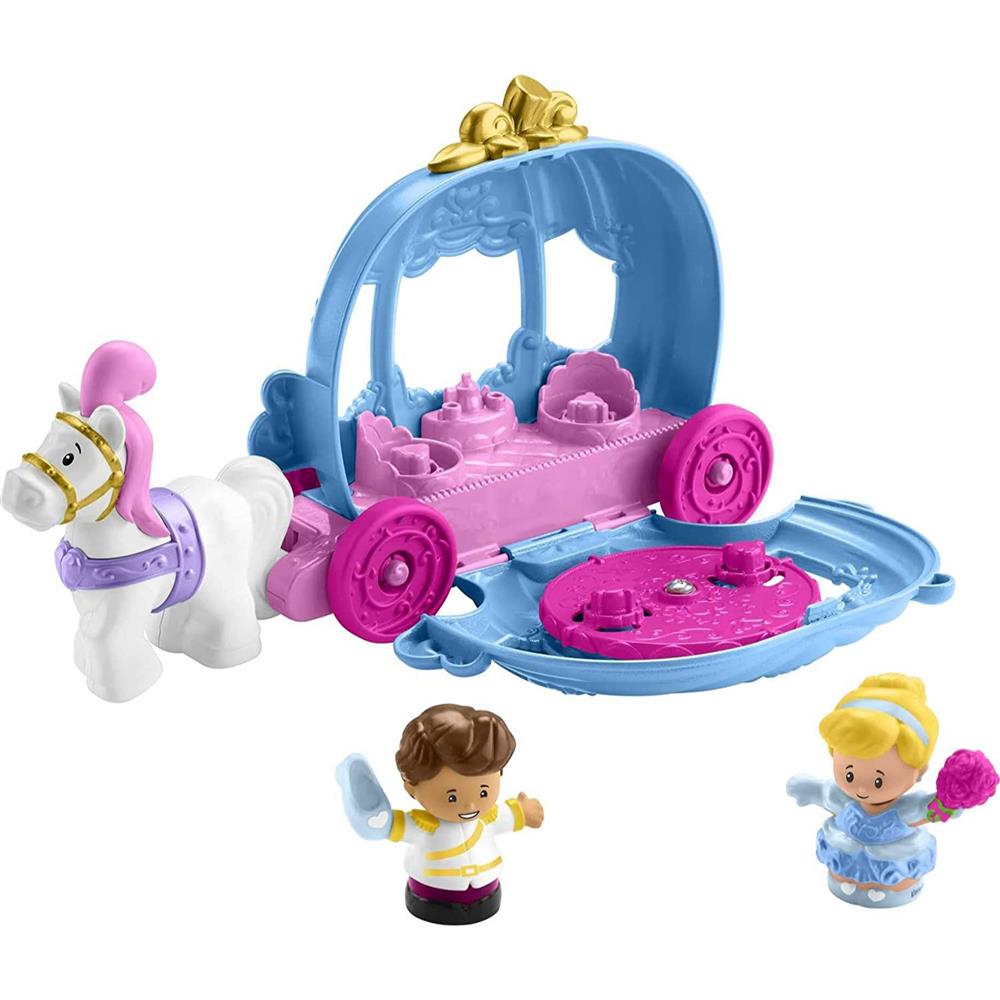Fisher Price Little People Disney Princess Toddler Toy Cinderella’s Dancing Carriage Playset