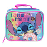 Bioworld Disney Stitch Insulated Zip Lunch Bag