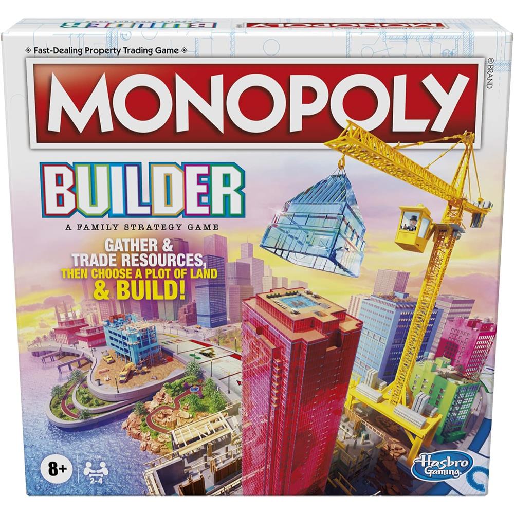 Monopoly Builder Board Game for Kids and Adults