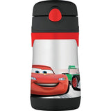 Thermos Cars 10-Ounce Straw Bottle