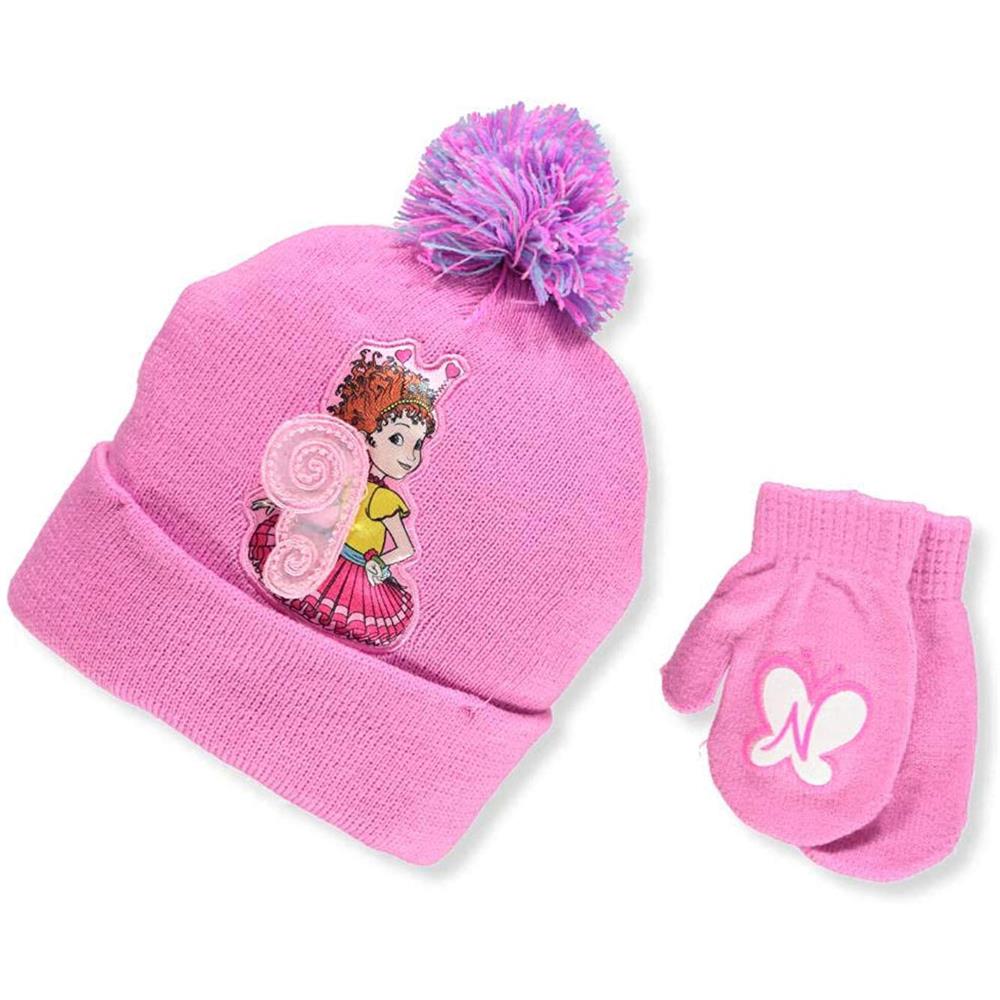 Disney Girls 2-4T Fancy Nancy Hat Mitten Set