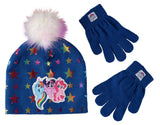 Hasbro Girls 4-6X My Little Pony Star Hat Glove Set