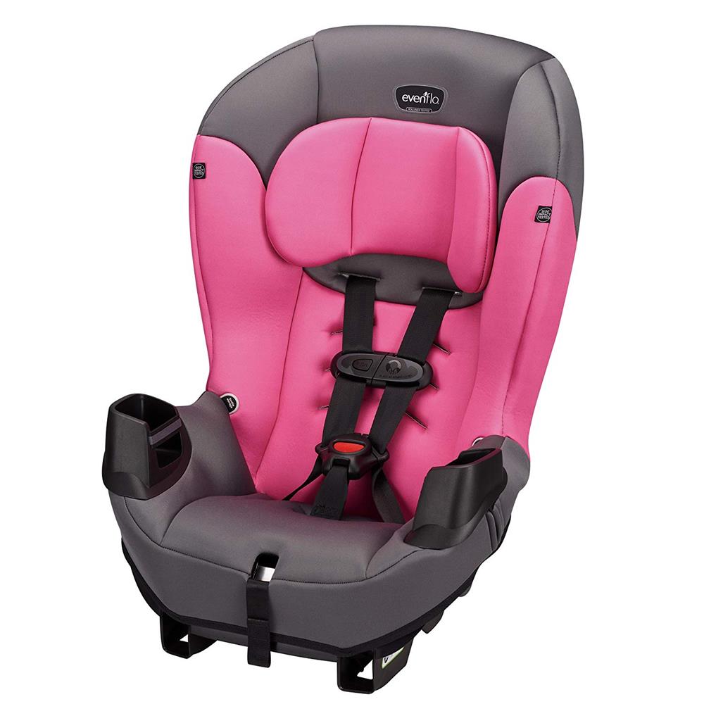 evenflo car seats ratings Evenflo Sonus Convertible Car Seat, Strawberry Pink – S&D Kids