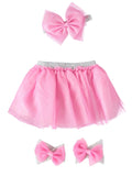 Little Cuties Girls NB Tutu, Headwrap & Footwraps Set