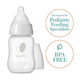 Evenflo Feeding Balance BPA Free Baby Bottle, 4 oz, Clear