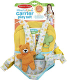Melissa and Doug Mine to Love Carrier Play Set for Baby Dolls with Toy Bear, Bottle, Rattle, Activit