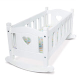 Melissa and Doug Mine to Love Wooden Play Cradle for Dolls