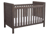 Serta Cali 4-in-1 Convertible Baby Crib, Rustic Grey