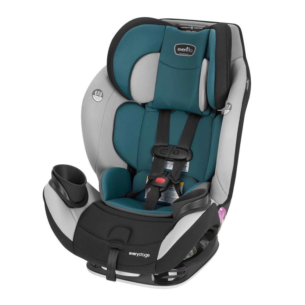 Evenflo EveryStage LX All-in-One Car Seat, Luna Blue