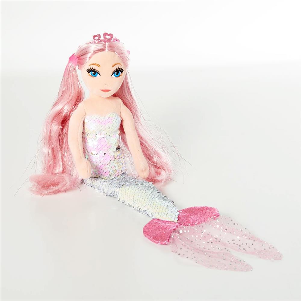 TY Cora Sequin Pink Mermaid