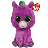 Ty Rosette Purple Unicorn Beanie Boo