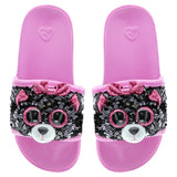 TY Kiki Cat Reversible Sequin Slides S/M/L