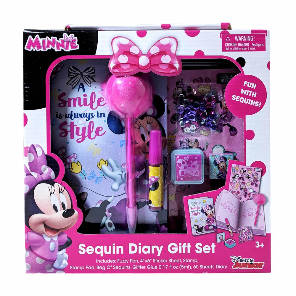 Disney Minnie Mouse Sequin Diary Gift Set