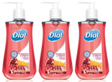Dial Liquid Soap Pump, Pomegranate and Tangerine, 7.5 fluid oz - 3 Pack