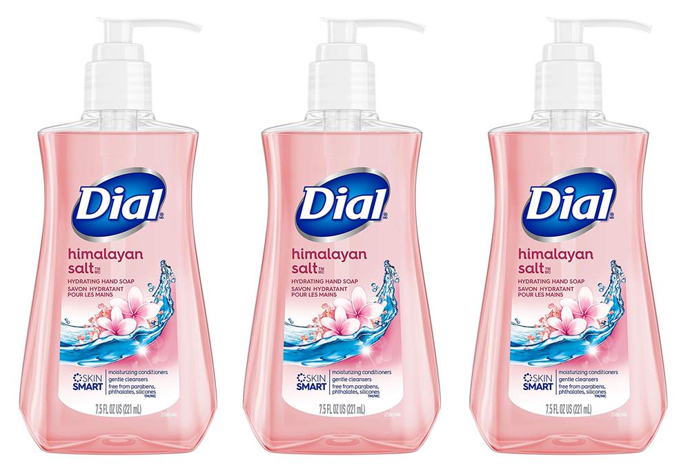 Dial Liquid Hand Soap Himalayan Pink Salt & Water Lily, 7.5 Ounce - 3 Pack