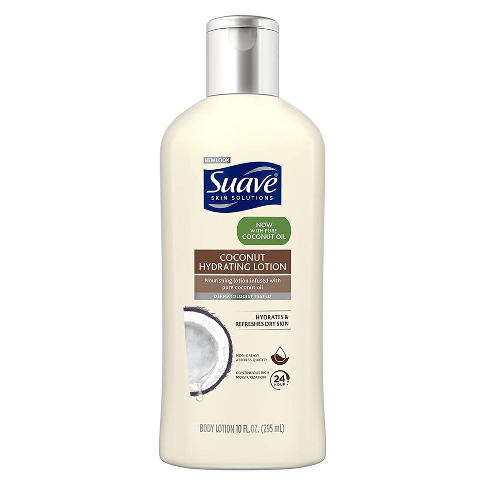 Suave Skin Solutions Body Lotion Coconut Hydrating, 10 oz