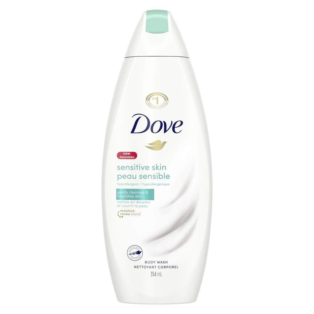 Dove Sensitive Skin Body Wash, 12 fl oz