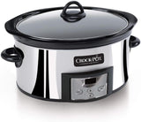 Crock-Pot 6-Quart Programmable Slow Cooker, Stainless Steel