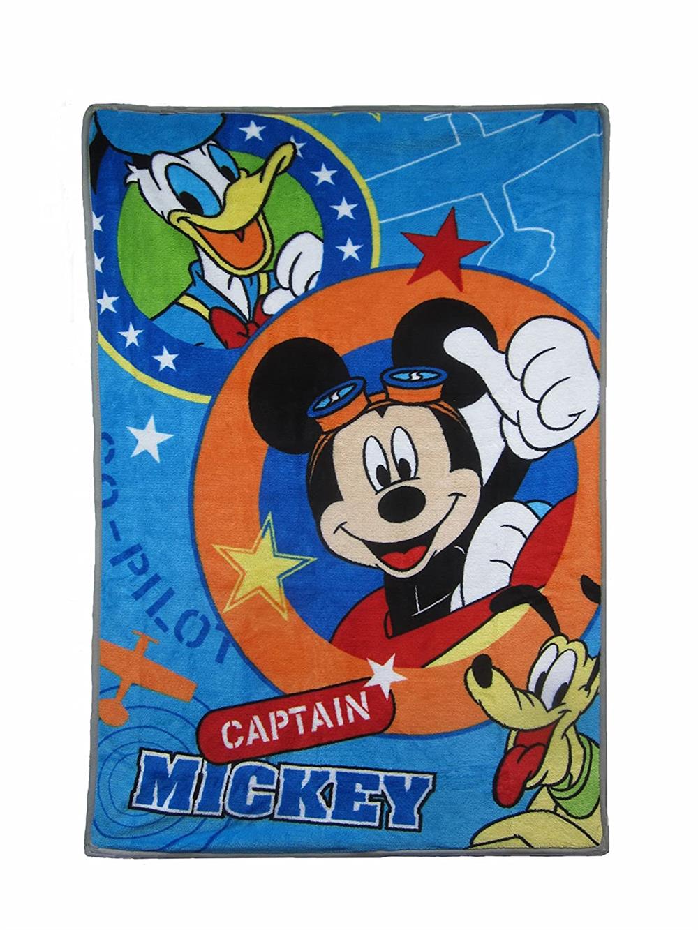 Disney Mickey Mouse Plush Toddler Blanket