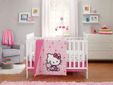 Hello Kitty Cute as A Button 3 Piece Crib Bedding Set
