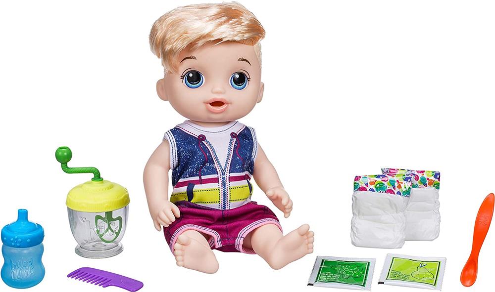 Baby Alive Sweet Spoonfuls Baby Doll (Blonde Boy Doll)