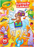 Crayola Coloring Book-Sloths & Llamas