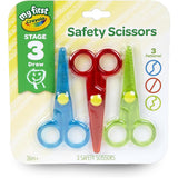 Crayola My First Safety Scissors, Toddler Art Supplies, 3 Count