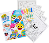 Crayola Baby Shark Wonder Pages Mess Free Coloring Gift