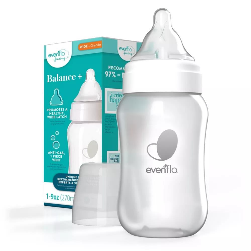 Evenflo Balance Wide-Neck Anti-Colic Baby Bottles 9oz – S&D Kids