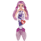 TY Lorelei Sequin Purple Mermaid