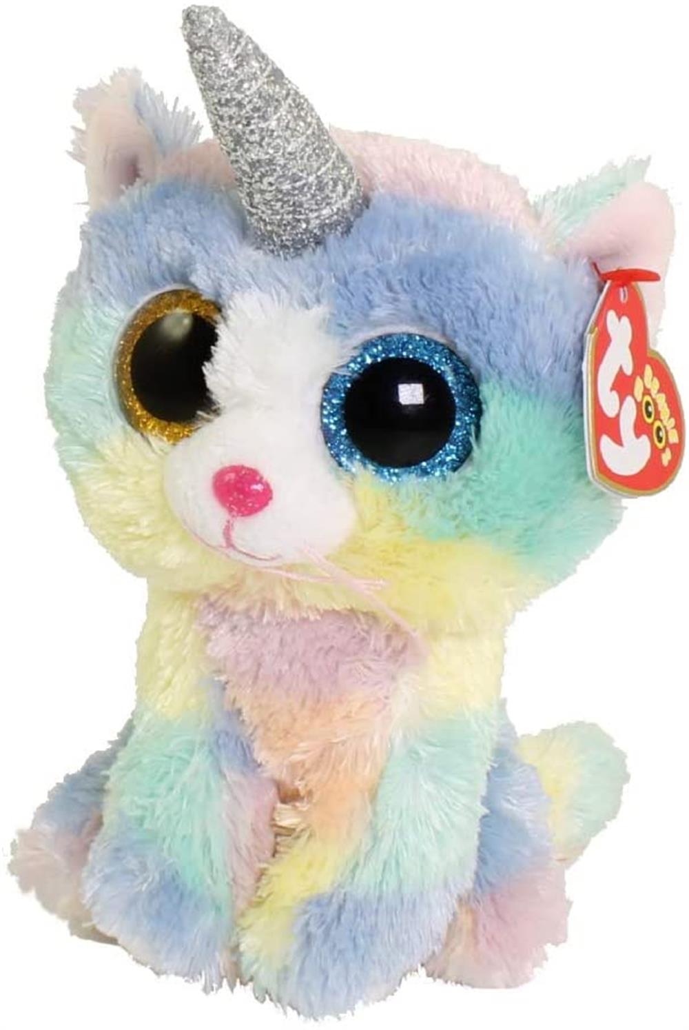 TY Heather Cat With Horn Beanie Boo-Medium – S&D Kids