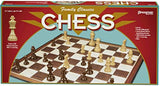Pressman Chess with Folding Board and Full Size Chess Pieces