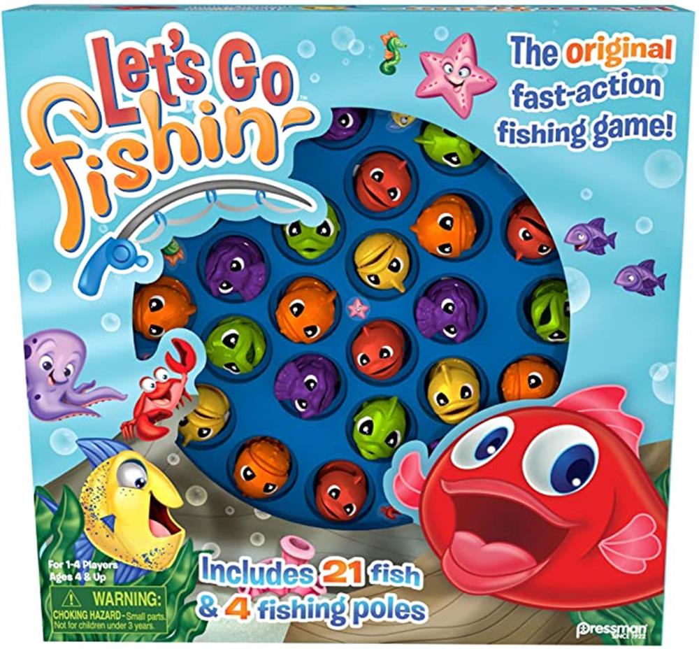 Pressman Lets Go Fishin' - The Original Fast-Action Fishing Game!