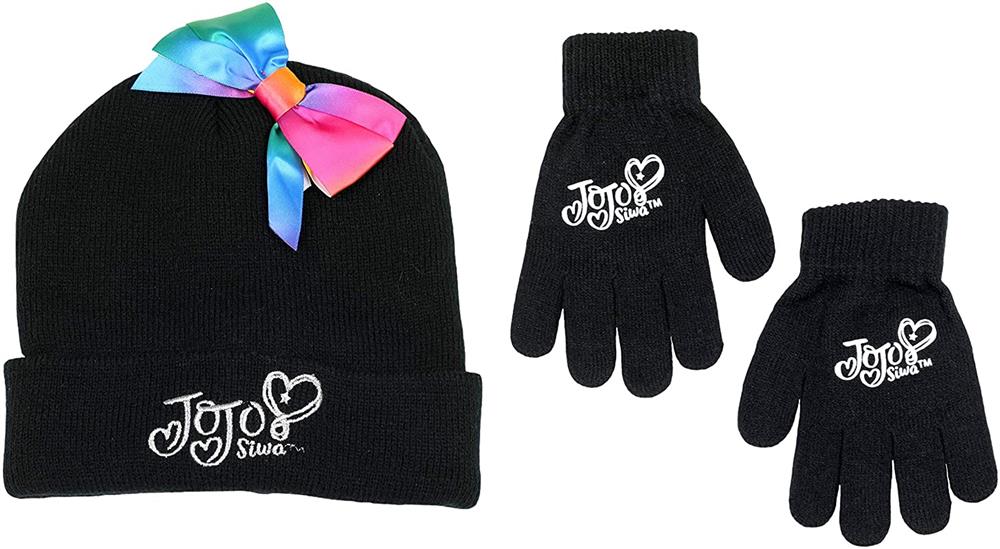 Nickelodeon Girls 4-6X Jojo Siwa Bow Hat Glove Set