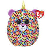 TY Giselle Leopard Squish-A-Boos Plush 10''